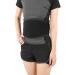 Back massage device with heat function for pain relief - heated waist belt for the back stomach and neck - ergonomic design Electric heating cushion for men and women