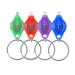 MODOAO Mini LED UV Keychain Black Light Flashlight UV Urine Detector for Dogs (4 Pack) Colorful