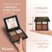 Contour Palette Makeup Powder Kit - With Mirror For Light To Medium Dark Skin - 4 Highly Pigmented Matte Colors For Contouring And Highlighting - Vegan Cruelty Free And Hypoallergenic - Buy Online on GoSupps.com