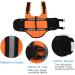Wallpage Dog Life Jacket - Fainfun Reflective & Adjustable Buoyancy Vest for Small & Large Dogs (XL Orange) - Ripstop Swim Safety & Rescue Handle - Buy Online on GoSupps.com