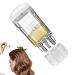 Applicateur d'Huile Capillaire - Peigne Massant Distribuant l'Huile Portable | Petits Produits De Soins Personnels Pour Hommes Femmes Adolescents Jeunes Famille Et Amis Blanc