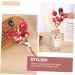 HOMSFOU 12pcs Fake Berry Picks Holly Berry Picks Home Pomegranate Pick Artificial Pomegranate Decor Faux Flower Arrangement Red Holly Berry Stem Desktop Household Products Iron Wire - Buy Online on GoSupps.com