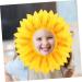 Alipis 2pcs Sunflower Headgear Sunflower Headdress Sunflower Hat Hood Daisy Crown Child Silk Cloth Prom - Buy Online on GoSupps.com