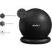 HBselect Exercise Ball Chair + Anti-Slip Base & Resistance Bands | 65cm Black Swiss Gym Ball for Yoga Pilates Pregnancy | Anti-Burst & Extra Thick - Buy Online on GoSupps.com