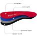 Pcssole Orthotic Arch Support Insoles for Flat Feet & Plantar Fasciitis - Men & Women (Size 3.5-4/23cm) - Red - Buy Online on GoSupps.com