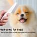 Flea Comb for Dogs 2-piece Set of Dog Fine Toothed Flea Comb Flea Comb for Cats Dogs Lice Combs Fine Tooth Comb Grooming Suitable for Removing Tears Stains from Dogs Fleas Lice - Buy Online on GoSupps.com