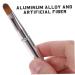 Double Ended Lipstick Brush - Portable Multifunctional Lip Cosmetic Applicator & Eyeshadow Brush | Beauty Makeup Accessory | Silver - Buy Online on GoSupps.com