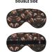SSIMOO Double-Sided Footballs Print Eye Mask - Soft Sleep Mask for Light Blocking & Enhanced Sleep Quality - Buy Online on GoSupps.com