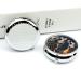 Round Giraffe Pill Box - 3 Compartment Medicine Organizer | Decorative Metal Portable Pocket Case - Buy Online on GoSupps.com