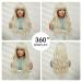 Oefei Long Platinum Blonde Wigs for Women | Natural Wavy Synthetic Heat-Resistant Party & Cosplay Wear - Buy Online on GoSupps.com