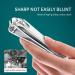 Nail Clipper with Stainless Steel Nail File and Toe Nail Scraper - Retractable File and Scraper - Silver Stainless Steel - 1 Piece - Buy Online on GoSupps.com