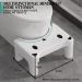 Squatting Toilet Stool 7'' for Adults - Modern Fashion Kitten Style, Anti-Slip Design - Buy Online on GoSupps.com