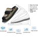 XINTU Men's Diabetic Orthopedic Slippers - Extra Wide Adjustable Sandals for Arthritis Edema - Black (Size 11.5) - Buy Online on GoSupps.com