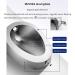 L-ROM 304 Stainless Steel Automatic Induction Urinal Wall-Mounted Public Toilet Urinal Contact-Free Toilet Urinal with Flush Valve Flushing Men's Urinal Suitable for Ba - Buy Online on GoSupps.com