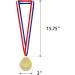 Olympic Style Metal Winner Awards with Neck Ribbon - Gold/Silver/Bronze (12PCS) - Buy Online on GoSupps.com