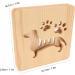 BAOFUYA Dog Shape 3D Wooden Lamp Wood Carving Lamp Dog Night Light 360 Degrees Irradiation Angle 3D Dog Wooden Lamp for Bedroom Living Room Study - Buy Online on GoSupps.com