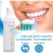 V-White Foam Teeth Whitening Toothpaste 60ml - Organic Fluoride-Free Toothpaste for Deep Cleansing and Stain Removal - Travel Friendly for Adults & Kids - Buy Online on GoSupps.com