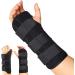 Adjustable Carpal Tunnel Splint - Night Sleep Wrist Brace for Tendonitis Arthritis & Wrist Pain Relief - Right Hand Support - Buy Online on GoSupps.com