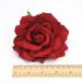 2 in 1 Artificial Big Rose Flower Hairpin Hair Clips Flower Brooch for Women Party (Dull Red) Dark Red - Buy Online on GoSupps.com
