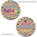 Polka Dot Kraft Happy Birthday Hot Cocoa Bomb Sticker Labels - 40 2 Circle Stickers by AmandaCreation - Buy Online on GoSupps.com