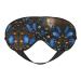 Blue Butterflies Print Double-Sided Eye Mask Soft and Light Blocking for Enhancing Sleep Quality