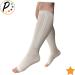 Open Toe 15-20 mmHg Compression Socks with YKK Zipper - White | International Shipping Available - Buy Online on GoSupps.com