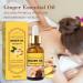 Huile de massage professionnelle au gingembre | R cup ration musculaire d toxification et clat du teint | Qualit spa avec compte-gouttes pour Gua Sha et th rapie (100 ml) - Buy Online on GoSupps.com