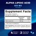 Vitamatic Alpha Lipoic Acid 600mg - 240 Non-GMO Vegetable Capsules - Gluten Free - Boost Your Health with 120 Servings - Buy Online on GoSupps.com