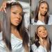 Headband Wigs for Black Women TINY LANA Long Straight Brown Highlights Wig Silky Straight Heat Resistant Wigs for Daily Party Use