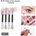 FOYTOKI 20pcs Latex Eye Shadow Stick Dual Sides Eyeshadow Double-ended Eye Shadow Brush Plastic - Buy Online on GoSupps.com