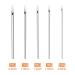 Autdor 100pcs Ear Nose Piercing Needles - 12G to 20G Hollow Needles for Piercing Kits & Tools | Ideal for Ear Nose Navel Nipple Lip Tongue - Buy Online on GoSupps.com
