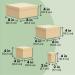 6-Pack Decorative Nested Gift Boxes with Lids - Assorted Sizes, Square Nesting Boxes for Presents, Wedding, Birthday, DIY - Stackable and Durable Thick Paper Board - Buy Online on GoSupps.com