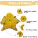 Fychuo Dog Raincoats Waterproof Small Dog Raincoat with Legs Breathable Puppy Raincoats with Reflective Strips & Hood Lightweight Windproof Jacket for Small Breeds Dogs (S Size) Yellow - Buy Online on GoSupps.com