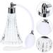 POPETPOP Perfume Bottle Vintage Style Empty Perfume Vintage Perfume Crystal Decor Portable Small Perfume Spray Bottle Vintage Decor Dispenser Essential Oil Travel White Glass 15x8cm White - Buy Online on GoSupps.com