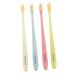 Minkissy 16 pc toothbrush tooth hygiene mouth hygiene travel toothbrush slide -resistant gripping thorn extra soft mouth cleaning brush tongue brush dentistically gentle child plastic 1 piece (1 Pack) as shown x 4 pieces
