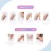 Shop Halloween Skeleton Press-On Nails | 24 Pcs Short Square Acrylic Nails with Star & Moon Designs - Perfect for Spooky Nail Art - Buy Online on GoSupps.com