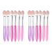 Balawin 12 Pieces One End Foam Tip Applicators Eyeshadow Brush