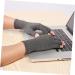 Mobestech 3 Pairs Grey Half Finger Compression Sports Gloves - Breathable Safety Hand Gloves for Indoor Use - Buy Online on GoSupps.com