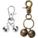 AUTUUCKEE 2pcs Super Loud Dog And Cat Bells For Collars Pet Trackers And Falcons Durable Collar Charm D-Ring+Split Ring Silver+antique Brass - Buy Online on GoSupps.com
