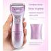Buy Portable IPX4 Waterproof Women's Electric Razor - Painless Hair Removal for Face Body Legs & Bikini Zone - Purple - Buy Online on GoSupps.com