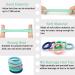Hair Ties  No Damage Hair Accessories  Elastic for Women  Men  Girls  Soft Seamless  2 Inch in Diameter 100 Pcs Color Multicolor - 100 Pcs - Buy Online on GoSupps.com