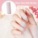 Yapetnck Gel Nail Strips Gloss Nail Sticker with Nail Lamps | Glitter Gel Nail Polish Strips with Lamp Light Semi-Cured Gel Nail Suitable for Women N029 - Buy Online on GoSupps.com