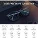 ROCKNIGHT Blue Light Blocking Glasses - Stylish Black Hexagon Frame for Computer & Phone Use - International Shipping Available - Buy Online on GoSupps.com