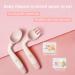 2pcs Tomedeks Infant Feeding Training Spoon and Fork Set - Yellow/Pink - Buy Online on GoSupps.com