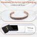 Vicmag Copper Magnetic Bracelet for Women| 99.99% Pure Solid Copper| 6X Ultra Strength Magnets| Adjustable Size| Gift Box Included (Roses) - Buy Online on GoSupps.com