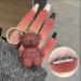 AZ.BNC Cute Bear Lipsticks Set - 6 Colors Matte Velvet Lipstick Key Chain | Waterproof Long Lasting Lip Gloss for Beauty Makeup - 6pcs (Red) - Buy Online on GoSupps.com