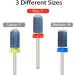 Akylin Carbide Nail Drill Bits - 3/32 Fast Remove for Acrylic/Hard Gels Smooth Round Top for Manicure Pedicure Cuticle Gel Polishing Salon Bits-Left and Right Hand(Coarse) Coarse-C Type-C - Buy Online on GoSupps.com