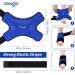 Newgo Fleece Cooling Pads for Ankle Pain Relief | Ice Cold Cooling Belt & Socks for Foot Injuries | Ankle Swelling & Sprains - Dark Blue & Black - Buy Online on GoSupps.com