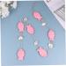 Alipis 1 Pc Fish Hanging Ornament Wedding D cor Woodsy Decor Wood Decor Pink Hanging String Shell Pink 102X4.2CM - Buy Online on GoSupps.com