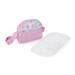 Bayer Chic 2000 853-53 Bayer Chic 2000-Diaper bag for dolls doll diaper bag doll accessories doll bag Flowers pink
